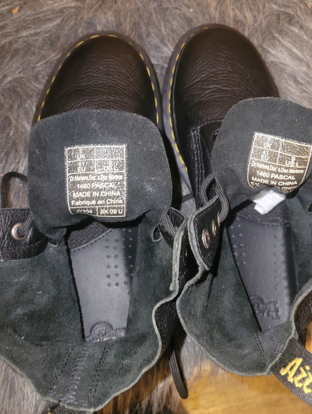 Dr. Martens 1460 Pascal Black Leather Boots Women’s 9 - Picture 10 of 15